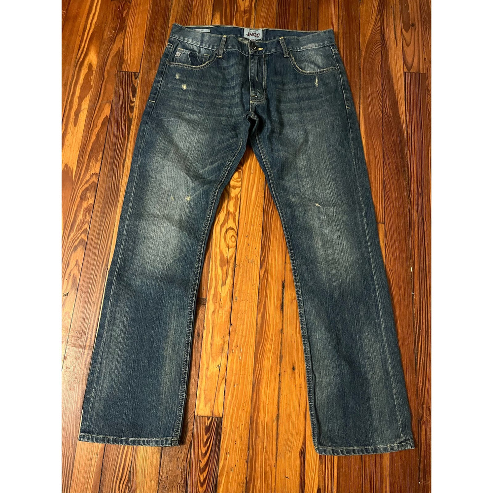 JNCO Slim Straight 101 Jeans Size 36X32 in good condition.